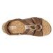 Keen Elle Mixed Strap Women Dámske kožené sandále 10031234KEN toasted coconut/birch