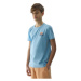 Chlapčenské tričko s krátkym rukávom 4F JUNIOR TSHIRT-4FJWSS24TTSHM1136-34S-LIGHT BLUE