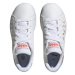 Dievčenská rekreačná obuv ADIDAS Advantage Moana cloud white semi impact orange blue dawn