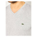 Lacoste Tričko TH6710 Sivá Regular Fit