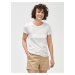 GAP biele dámske tričko Logo favorite crewneck t-shirt - XL