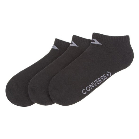 Converse Súprava 3 párov členkových dámskych ponožiek E751B-3012 Čierna