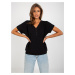 Basic Women's Black Blouse