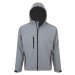 SOĽS Replay Men Pánska softshell bunda SL46602 Grey melange