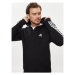 Adidas Mikina Essentials French Terry 3-Stripes Full-Zip Hoodie IC0433 Čierna Regular Fit