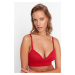 Trendyol Red Seamless/Seamless Covered Knitted Bra