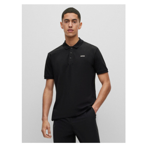 Hugo Polokošeľa 50466182 Čierna Regular Fit Hugo Boss