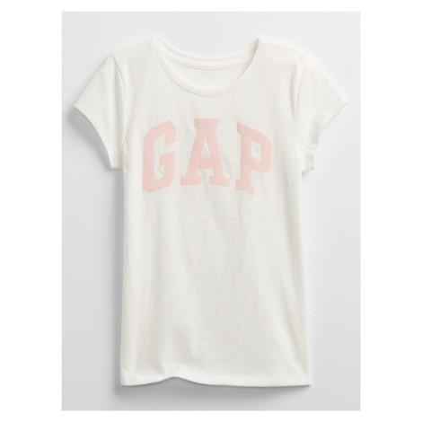 Detské tričko GAP logo Smotanová