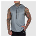 Športové tielko Iron Aesthetics Hoodie Tank, sivé