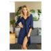 Kalimo Woman's Housecoat Chios Navy Blue