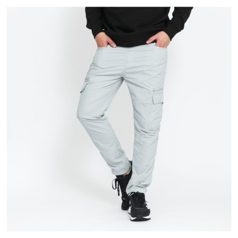Urban Classics Adjustable Nylon Cargo Pants šedé