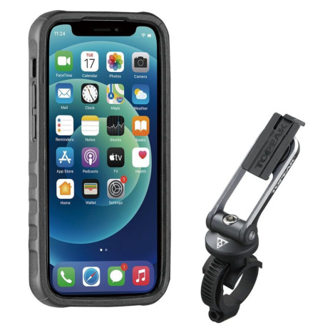 TOPEAK obal RIDECASE pre iPhone 12 Mini čierna/sivá