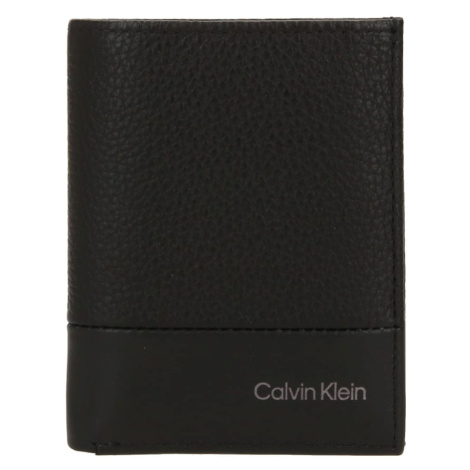 Calvin Klein Peňaženka  tmavosivá / čierna