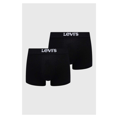 Boxerky Levi's 2-pak 37149.0805-001, pánske, čierna farba Levi´s