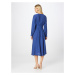 UNITED COLORS OF BENETTON Košeľové šaty  kráľovská modrá