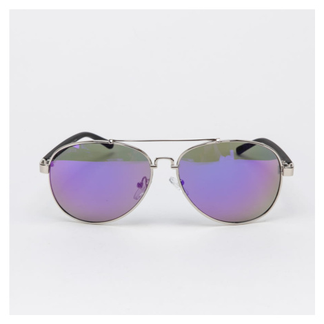 Urban Classics Sunglasses Mumbo Mirror UC stříbrné / fialové
