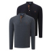 DOUBLE SET V4009 DEWBERRY MEN'S SWEATSHIRT-BLACK-ANTHRACITE