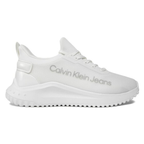 Calvin Klein Jeans Sneakersy Eva Run Slipon Lace Mix Lum Wn YW0YW01303 Biela
