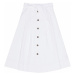 Moodo biele sukňa