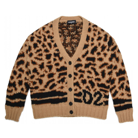 Sveter Dsquared2 Knitwear Hnedá Dsquared²