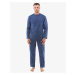 Men's pajamas Gino oversized blue