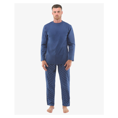 Men's pajamas Gino oversized blue