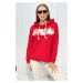 Sweatshirt with red Voyage lettering