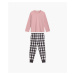 Women's pajamas ATLANTIC - pink/graphite