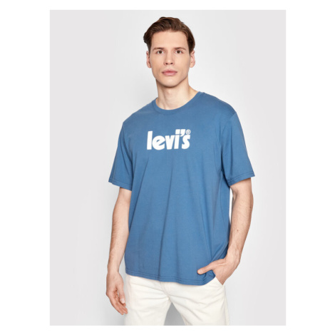 Levi's® Tričko 16143-0142 Modrá Relaxed Fit Levi´s