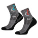 STEVEN Ponožky Steven-040-12 EI13-čierna