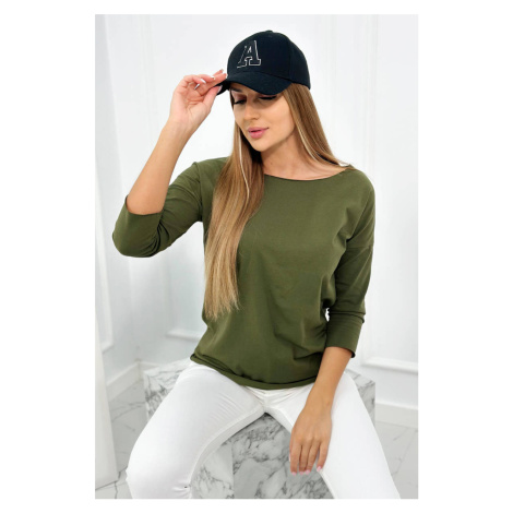 Casual blouse khaki