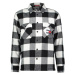 Tommy Jeans Košeľa - TJM SHERPA FLANNEL OVERSHIRT biela