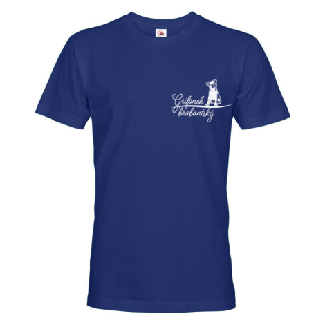 Pánské tričko s potlačou Brabantského grifona - skvelý darček pre milovníkov psov