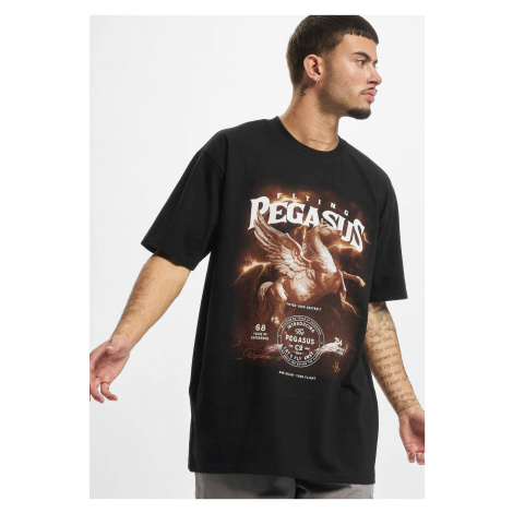 Black T-shirt Pegasus Oversize