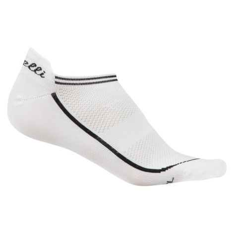 CASTELLI Cyklistické ponožky členkové - INVISIBLE LADY - biela