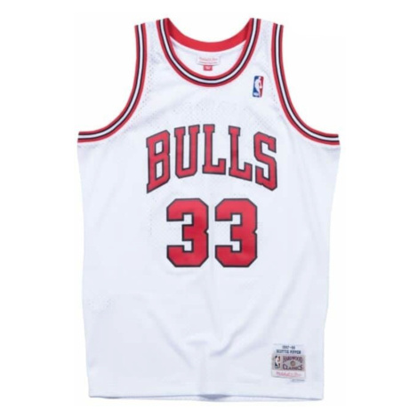 Mitchell & Ness Chicago Bulls Scottie Pippen Swingman Jersey White - Pánske - Dres Mitchell & Ne