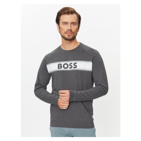 Boss Mikina Authentic 50503060 Sivá Regular Fit Hugo Boss