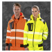 Result Unisex recyklovaná bezpečnostná mikina R503X Fluorescent Yellow