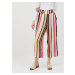 Yellow-Pink Striped Culottes Noisy May Flora - Ladies