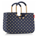 Nákupná taška Reisenthel Loopshopper L Frame Metallic dots blue