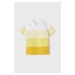 Detská bavlenná polokošeľa Mayoral žltá farba, vzorovaný
