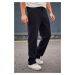 Trendyol Navy Blue Regular/Straight Cut Stitch Detailed Sweatpants