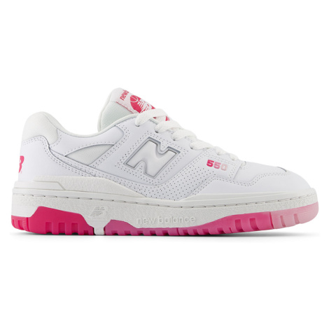 Detské topánky New Balance GSB550KP – biele