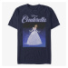 Queens Disney Cinderella - Square Cindy Unisex T-Shirt Navy Blue