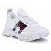 Sneakersy TOMMY HILFIGER - Low Cut Lace-Up Sneaker T3A4-30633-0968 M White 100