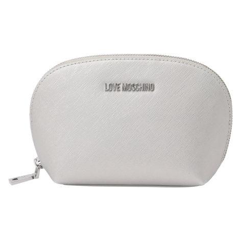 Love Moschino Kozmetická taška  strieborná