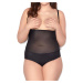 Sťahovacie body Glam string black - MITEX