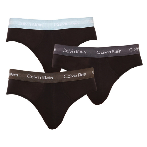3PACK pánske slipy Calvin Klein viacfarebné (U2661G-6EW)