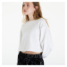 Mikina Calvin Klein Jeans Logo Short Crewneck Warp Logo White