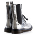 JUST ANOTHER COPY Silver chelsea boots